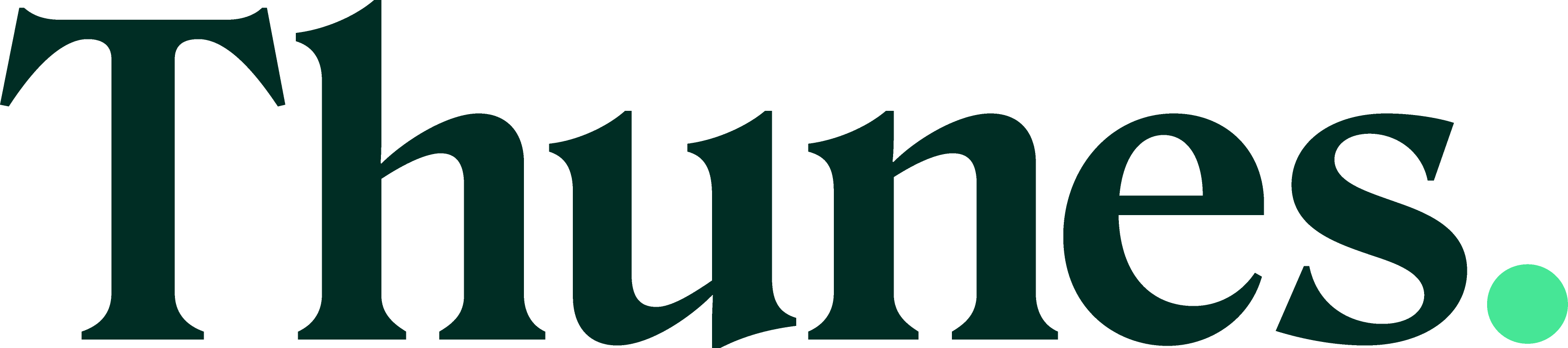 Thunes Help Center home page